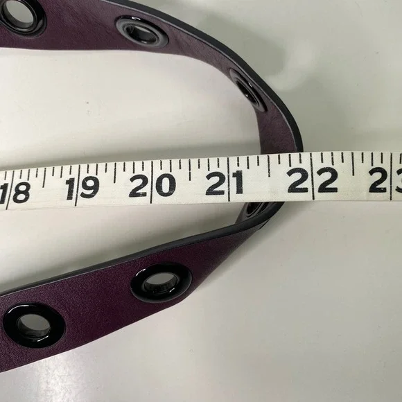 Rebecca Minkoff Midnighter Large Leather Messenger Bag in Eggplant and Black - Picture 10 of 12